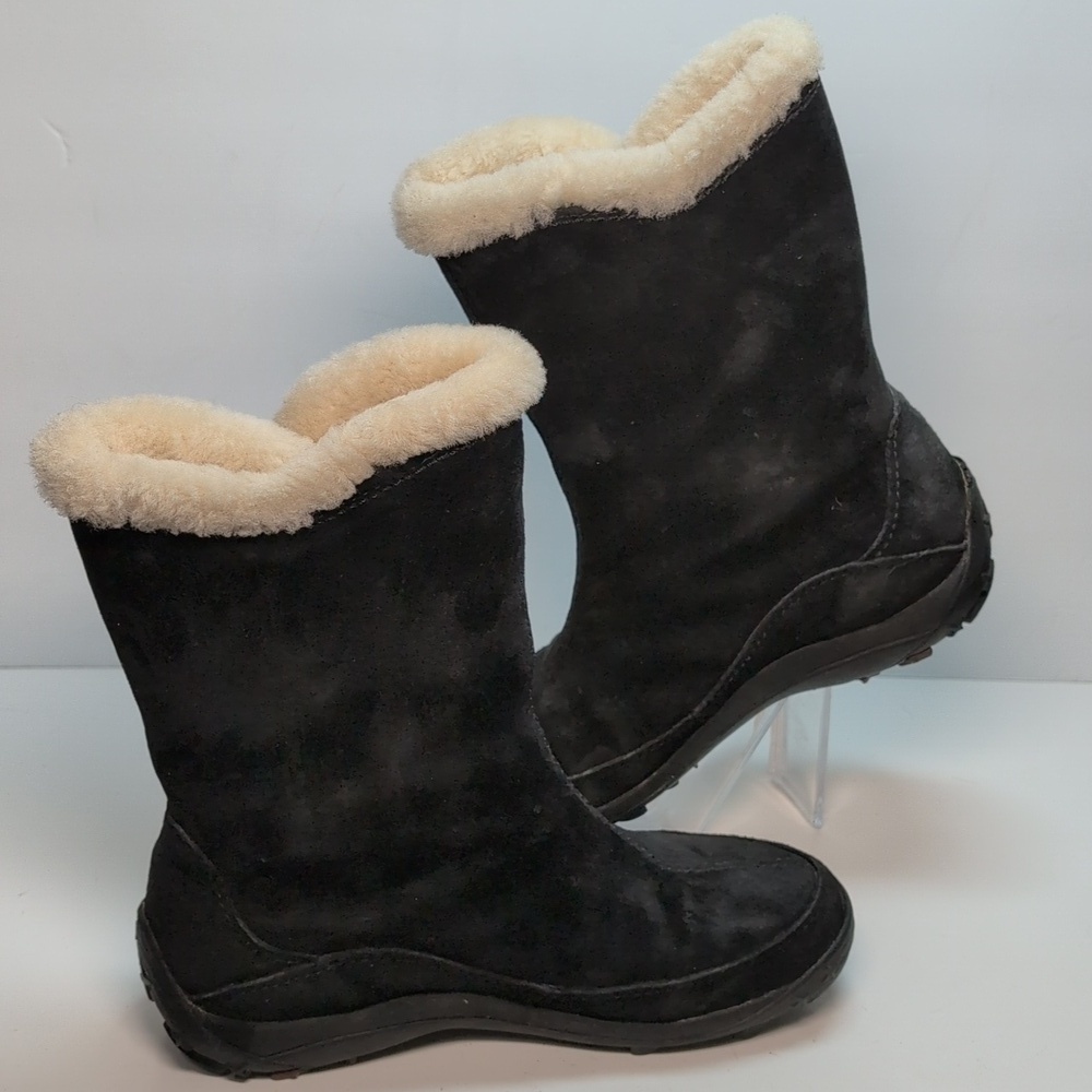 Merrell yarra waterproof suede black boots women's size 7.5 EU 38 - Picture 13 of 15
